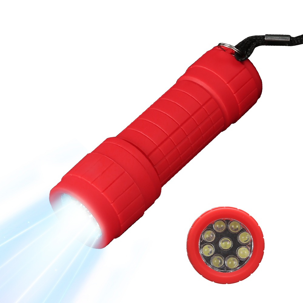 Luz ABS pequeña linterna compacta y exquisita fácil de transportar mini alumno multifuncional lámpara de trabajo portátil