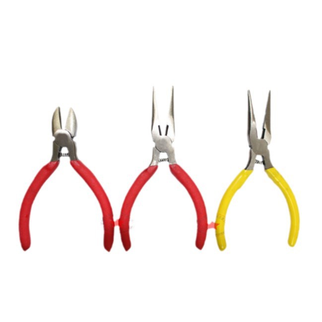 Los fabricantes suministran mini alicates 4,5 pulgadas 5 pulgadas mini alicates puntiagudos alicates diagonales alicates curvados Alicates de punta plana alicates superiores