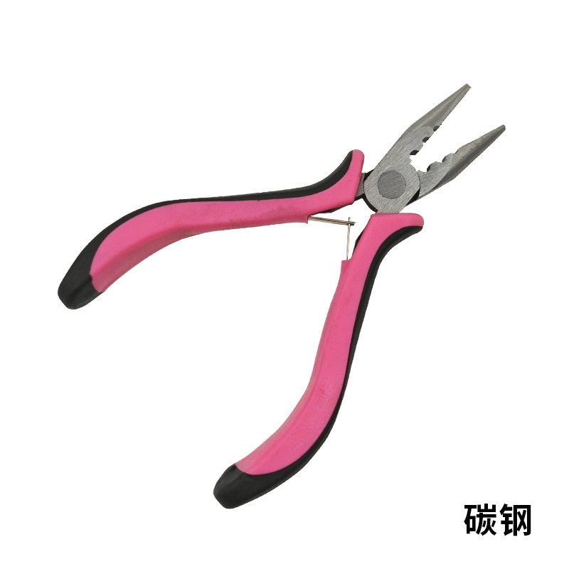 핑크 블랙 핸들 헤어 어댑터 (탄소강)