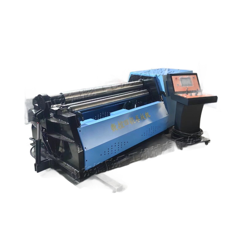 Máquina laminadora de placas CNC automática, equipo de bobinado de acero inoxidable hidráulico, máquina laminadora de cuatro palos de placa metálica horizontal