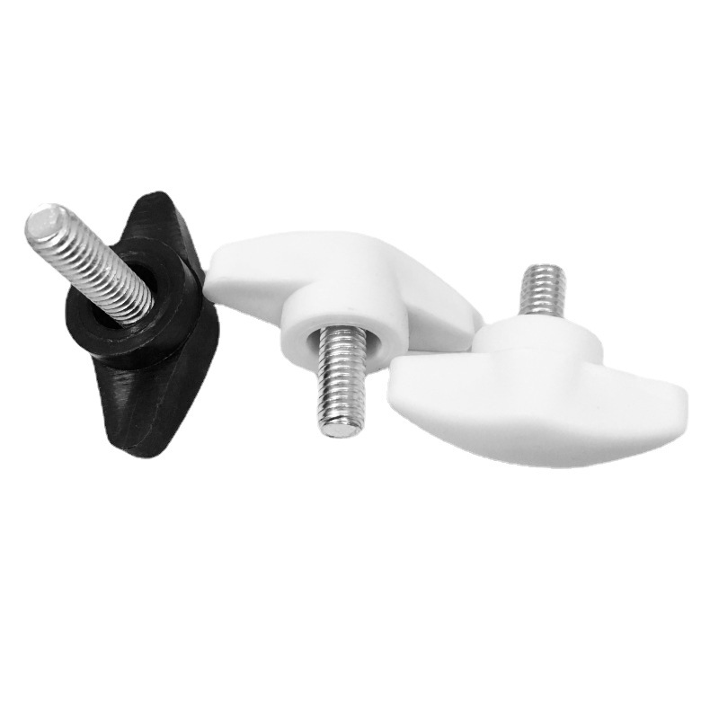 胶头螺丝厂家批发一字手拧螺丝M8*10/12/16/20 T型塑料手柄螺丝