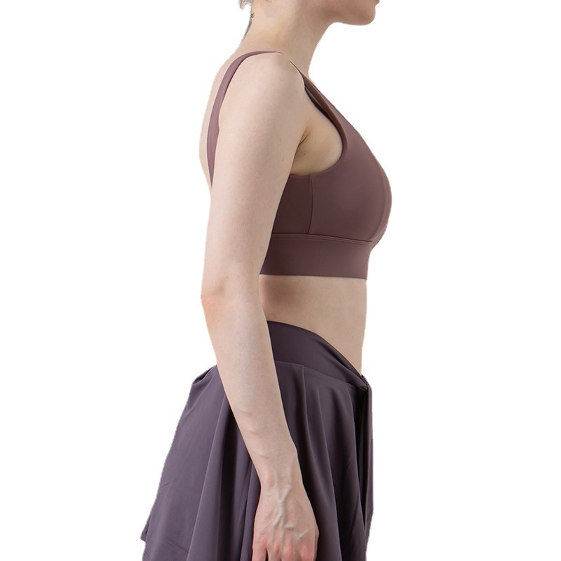 健身女孩防震聚拢运动内衣收副乳跑步定型薄透气背心外穿瑜伽文胸