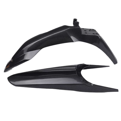 Motorcycle Fender — modification accessories, black carbon