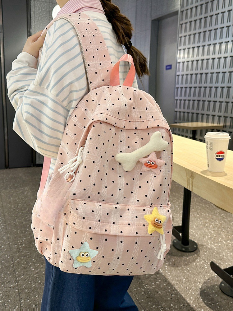 핑크 책가방 + 별뼈 펜던트