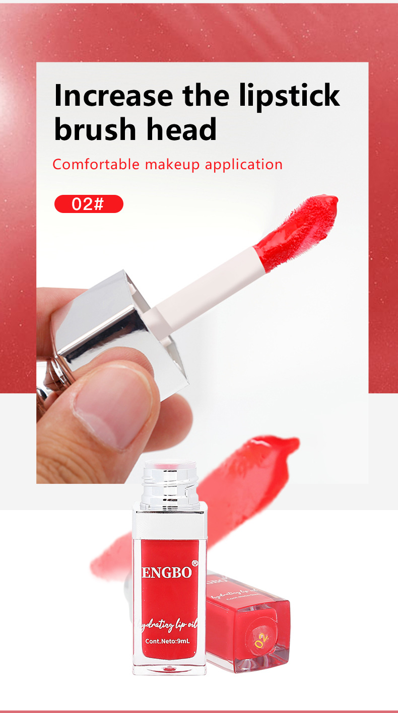 ENGBO's new export products: Moisturizing and lustrous lip Gloss, coloring lip Oil, Bright and Plump Lip Shape, cross-border lip care oil undefined