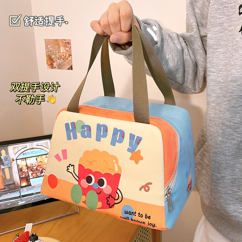Bonita bolsa de almuerzo de aislamiento, bolsa de almuerzo de oficina, bolsas de almuerzo de arroz, bolsas de desayuno de bocadillos, bolsas de almuerzo portátiles