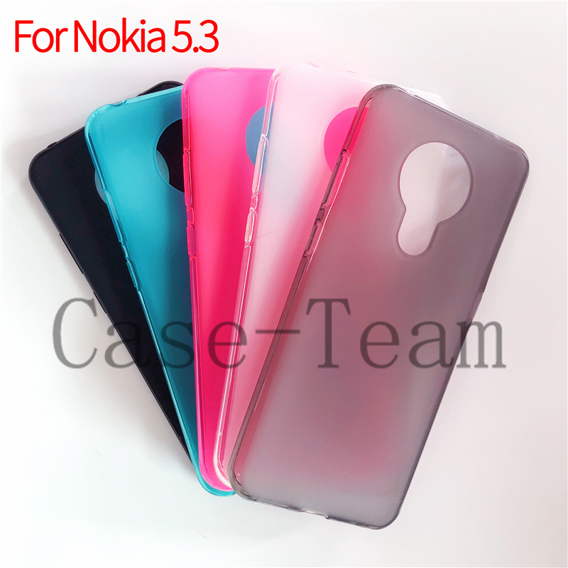 Подходит для nokia Nokia 5.3 телефон рукав защитный кожух Nokia5.3 корпус телефона пудинг материал