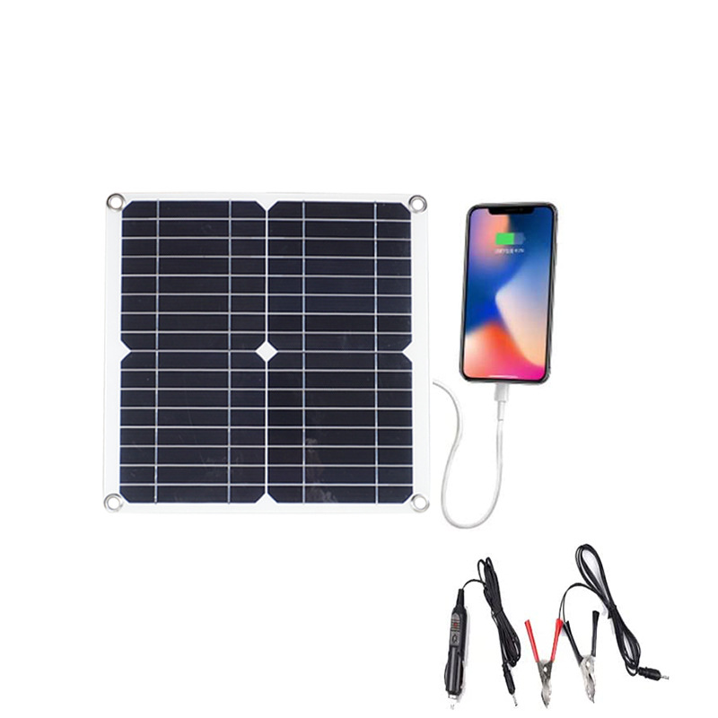 ultra thin travel single crystal solar-powered