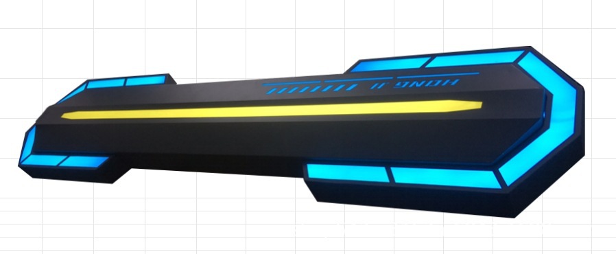 lámpara de diseño para juegos infantiles, ciudad de juegos, gimnasio, centro comercial, supermercado, lámpara de atmósfera, parque de juegos