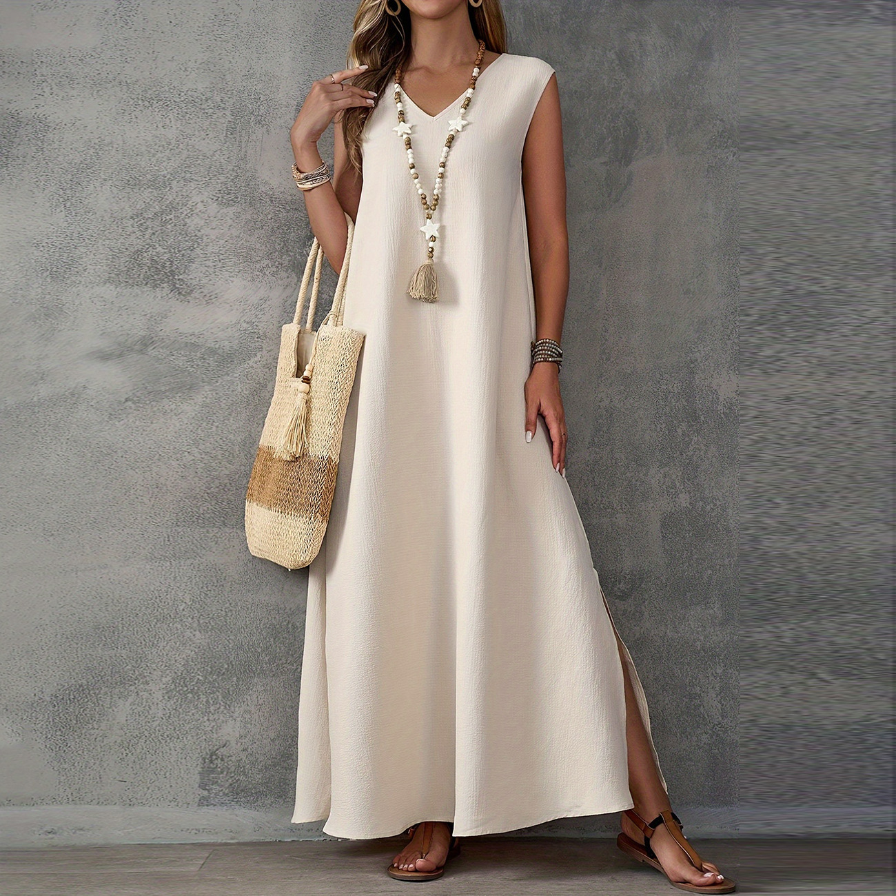 Summer dress sleevless