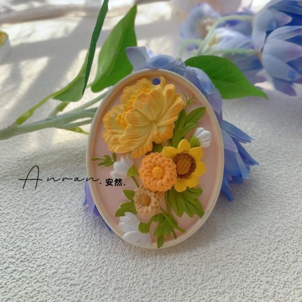 [菊花椭圆白坯5.2*7cm]