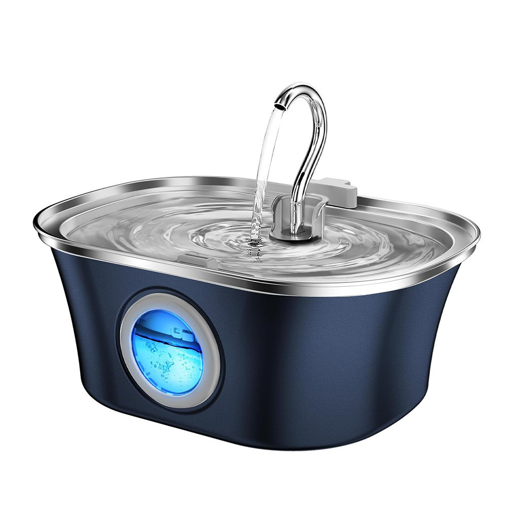 Amazon de acero inoxidable inteligente para bebidas de mascotas 3.2L filtro de circulación automática de gran capacidad alimentador de agua para gatos y perros