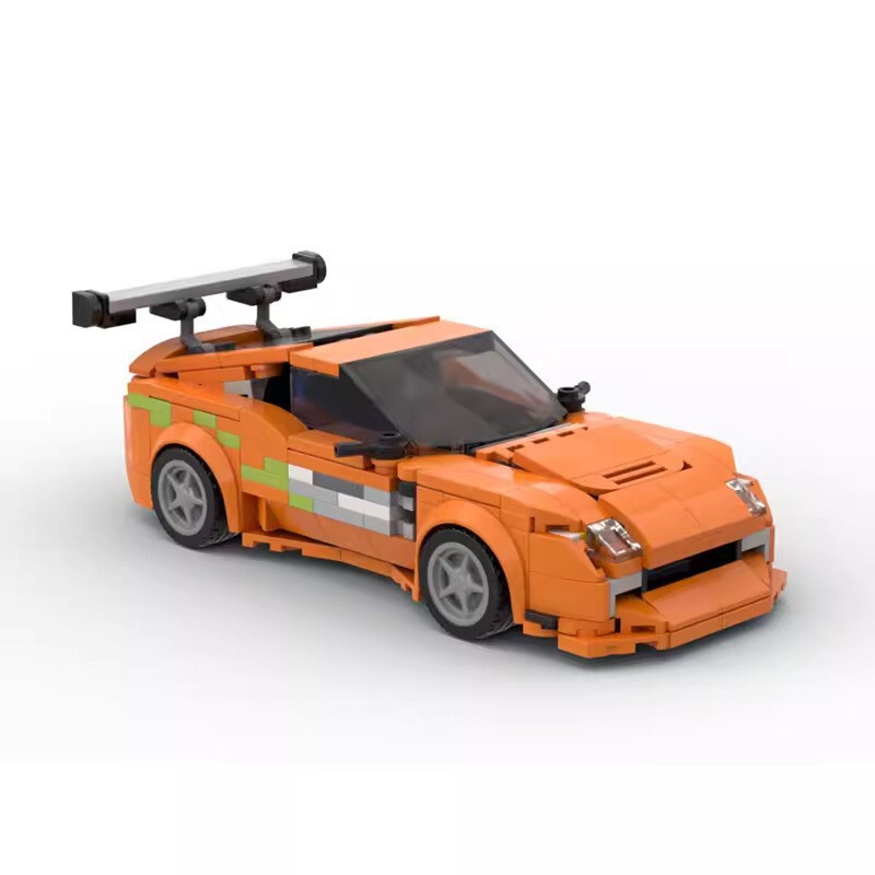 Cross-Border Hot-Selling Compatible Lego Moc Supra Domestic Building Block Assembly Toy 8-Grid Car Model for Boys Cross-Border Hot-Selling Compatible Lego Moc Supra Domestic Building Block Assembly Toy 8-Grid Car Model for Boys