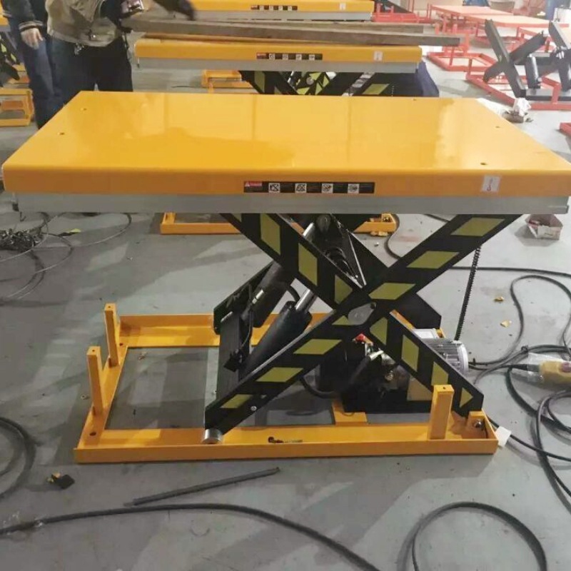 Plataforma de elevación de inducción línea de montaje Máquina fija de carga y descarga de elevación de tijera eléctrica plataforma de elevación hidráulica