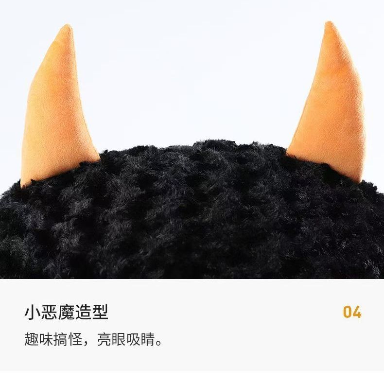 万圣节宠物用品四季通用封闭式加厚垫款窝小恶魔保暖狗窝猫窝跨境|undefined