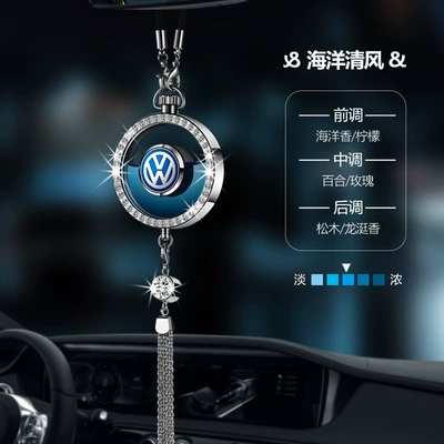 Pendants, Fragrance Diffusers, Car hanging - volkswagenzhou-diamond-alloy-pendantocean-breeze