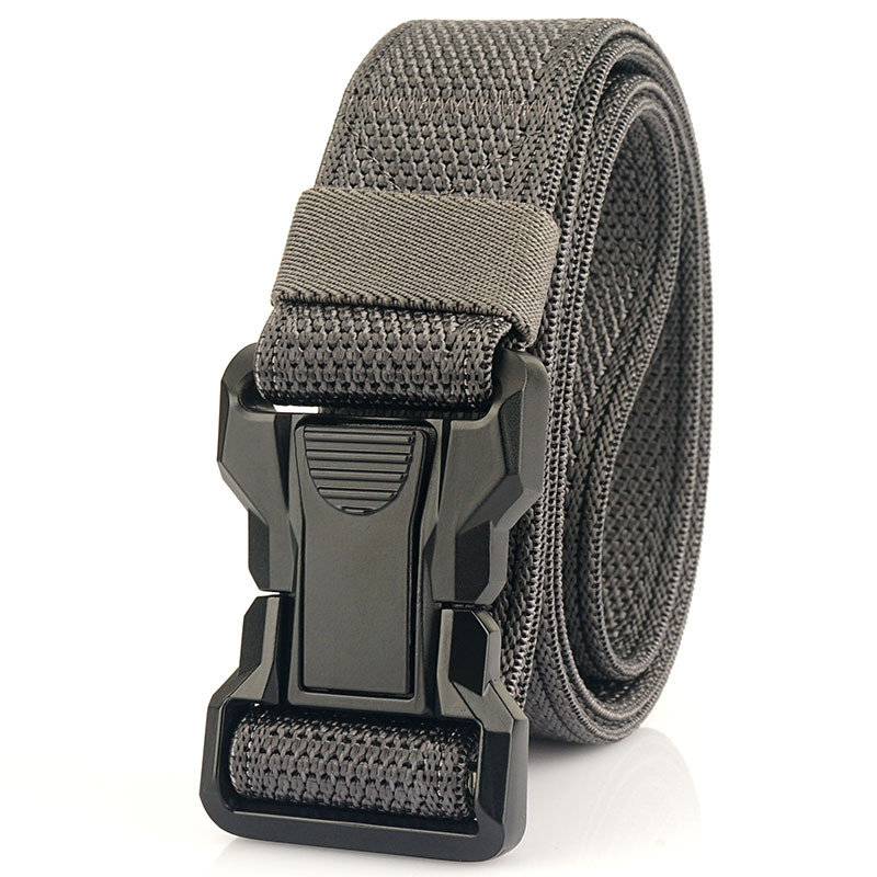 Nueva hebilla rápida cinturón táctico ventiladores militares entrenamiento al aire libre nylon elástico tejido overoles cinturón todo partido
