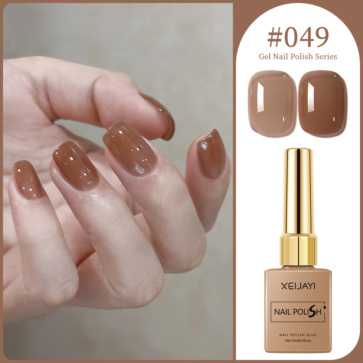 Macaron color pegamento de uñas 2025 nuevo estilo de moda Chellie rojo oliva verde pegamento de uñas