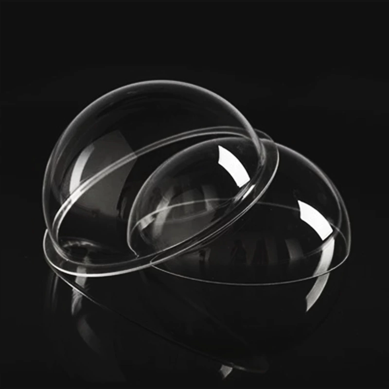 Acrylic high -definition hemisphere cover glass cover semi -circular transparent cover empty heart ball dustproof color cover decorative hanging ball