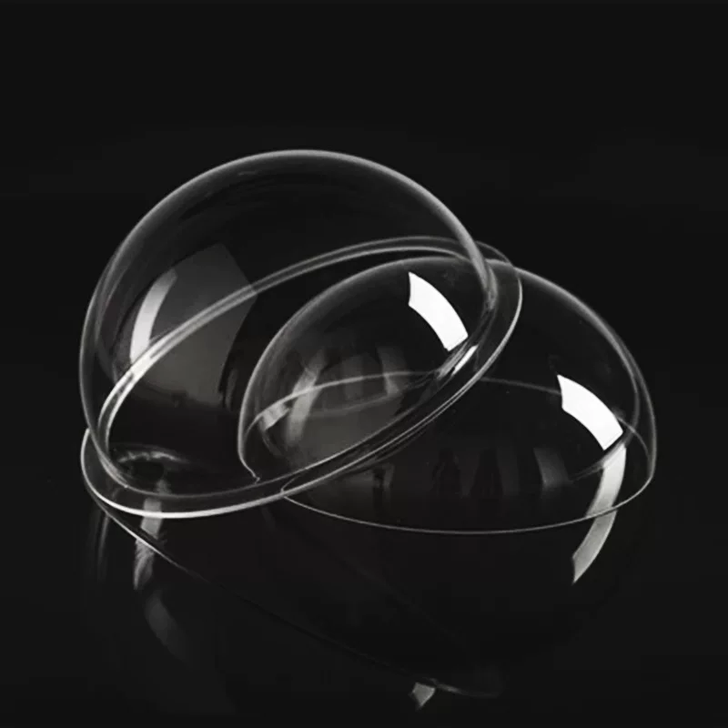 Acrylic high -definition hemisphere cover glass cover semi -circular transparent cover empty heart ball dustproof color cover decorative hanging ball