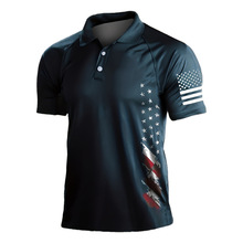 N 16440 3D print tactical sport polo shirt 3D ӡ��ս���˶���