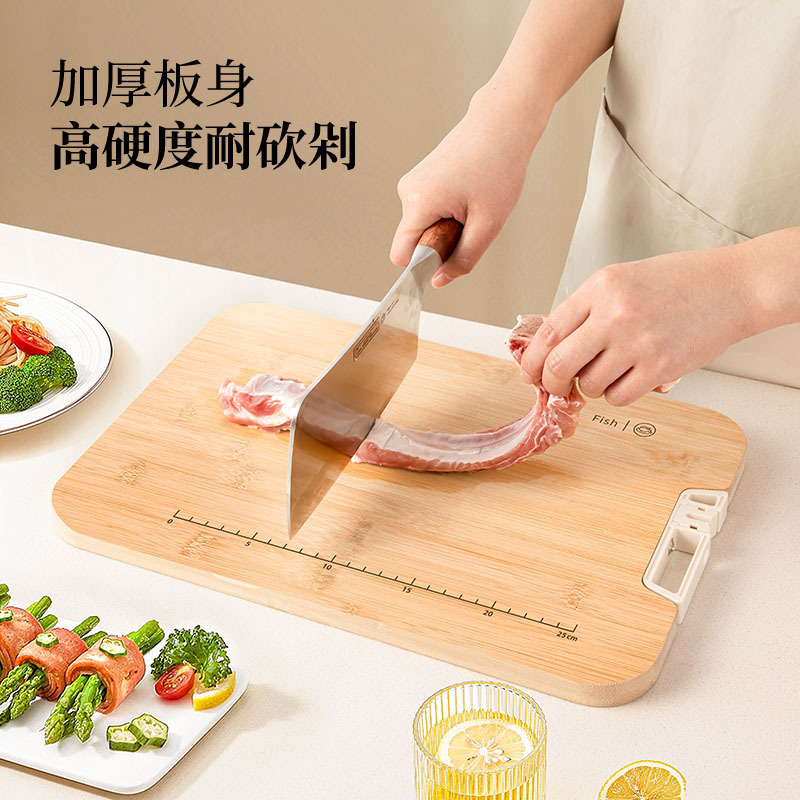 Kemando 抗菌竹まな板家庭用キッチン両面まな板ナイフボードスタンドアップまな板粘着ボードまな板|undefined
