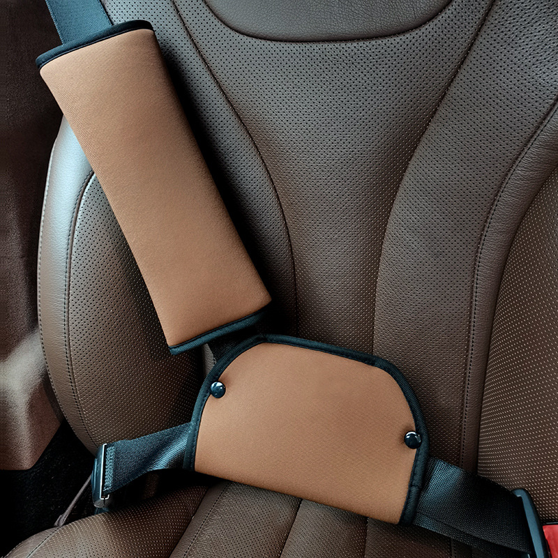 Four Seasons Shield Seat Belt Fixing Adjuster Car Children's Shoulder and Belly Protector Does Not Strangle the Neck