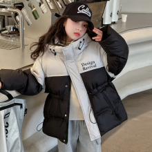 儿童冬装羽绒服2024新款女童洋气加厚白鸭绒中长款女孩网红棉外套