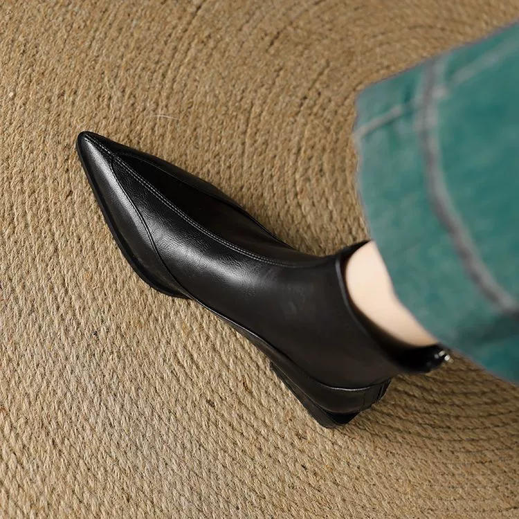 Французские темпераментные овечьи короткие сапоги женские весенние и осенние сапоги 2024 новые дикие каблуки тонкие сапоги эластичные сапоги