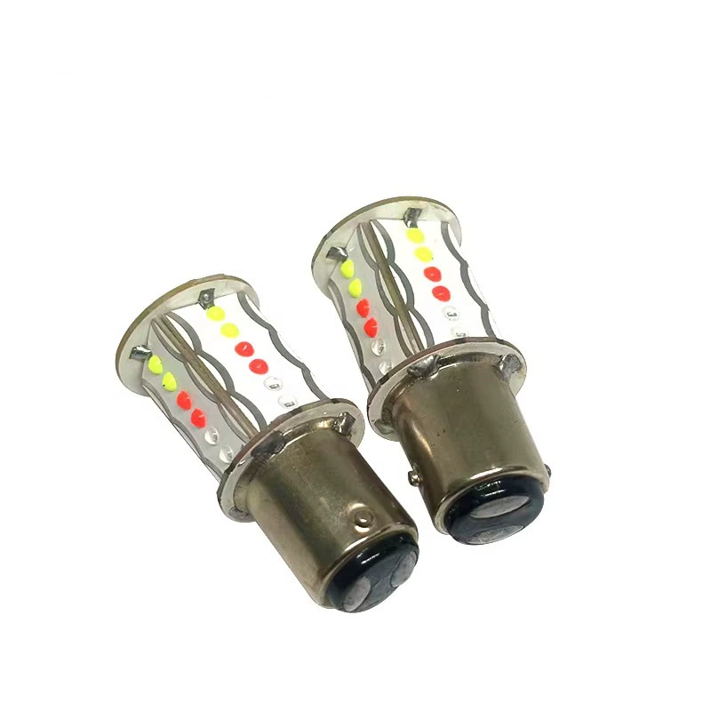 Автомобильная лампа 12V LED 1157 7000K 33SMD поворотный свет Красочный вспышка стоп-лампа заднего хода