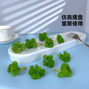 Hotel Restaurant Decorated with Orchids, Cold Dishes, Sashimi Dishes, Plate Decorations, Artistic Conception Small Ornaments, Plate Decorations, Flowers and Plants