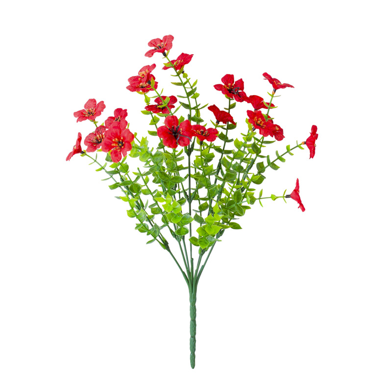 zh花玫瑰花摆设花束单支套装客厅装饰花艺塑料花绢花假花摆件|undefined