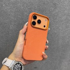 适用iPhone17Pro法兰绒磁吸手机壳苹果17Air全包金属镜头保护套16