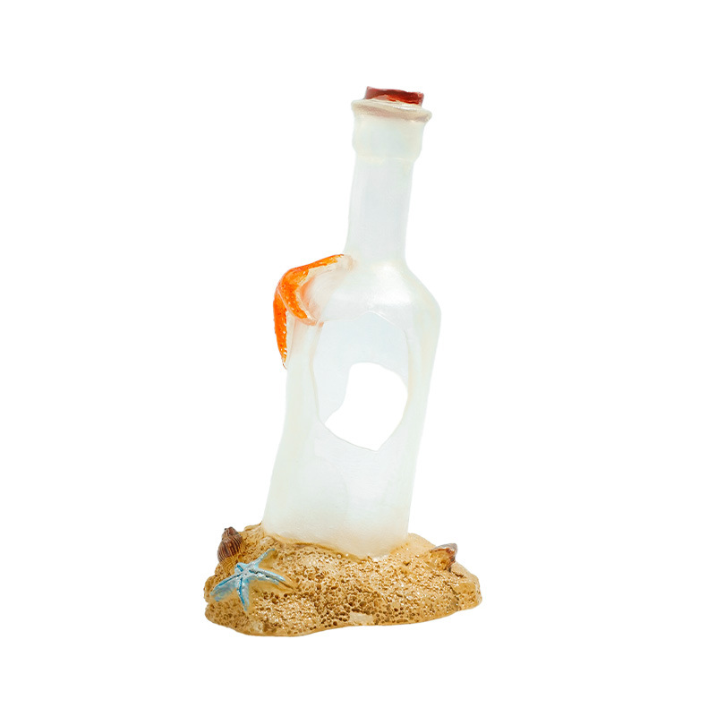 Nuevas decoraciones de paisajismo de peceras transfronterizas, botellas a la deriva, accesorios decorativos de acuarios, fondo sumergido, micro paisaje, estilo nórdico