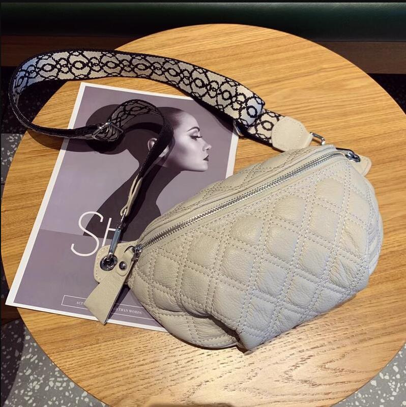 European Station Bags for Women 2025 New Style Cowhide Genuine Leather Wideband Crossbody Bag Chest Bag Niche Waist Bag Bag Crossbody Bag European Station Bags for Women 2025 New Style Cowhide Genuine Leather Wideband Crossbody Bag Chest Bag Niche Waist Bag Bag Crossbody Bag