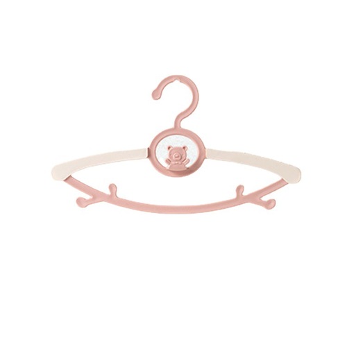 Children's retractable clothes hanger can be stacked and hung with baby clothes support, multi-level adjustable infant clothes hanger, non-slip household adult clothes hanger