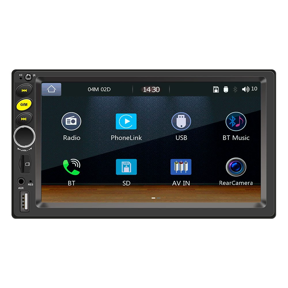 7-дюймовый HD сенсорный экран автомобиля Bluetooth MP5 плеер Apple carplay мобильный телефон интернет-радио