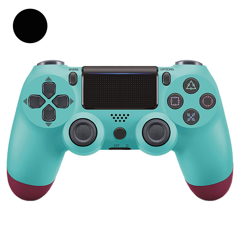 Control Inalámbrico Bluetooth P4 de ABS con Doble Motor de Vibración para Consola P4 y PC