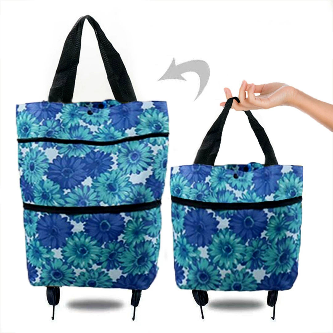 Сумка на колесах, складная сумка для покупок, сумка для переноски, тележка для покупок, сумка для покупок, складная тележка