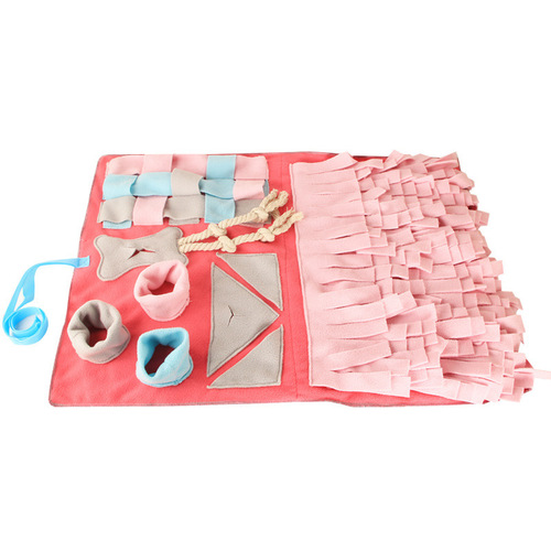 Amazon pet supplies dog sniffing hiding food mat foraging mat non-slip energy consumption toy mat wholesale