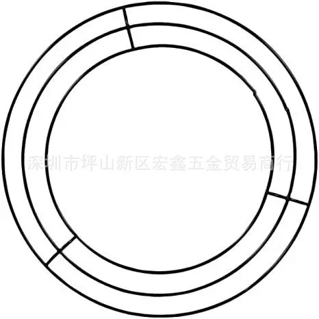 南瓜万圣节花卉花环  心形花卉花环 星星花卉花环圣诞装饰串灯