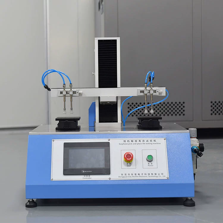 Машина для испытаний на долговечность Bluetooth-гарнитуры: тестирование на извлечение и размещение, машина для испытаний на долговечность гарнитуры с магнитным креплением, двойные рабочие станции