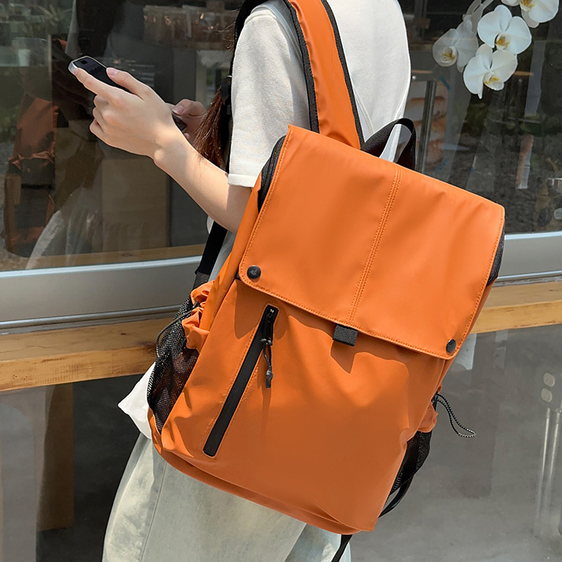 大容量バックパック男性 2025 新しいカジュアルシンプルなアウトドア旅行登山バックパック女子大生スクールバッグ|undefined