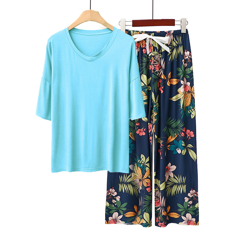 아쿠아 블루 + 네이비 블루 진달래