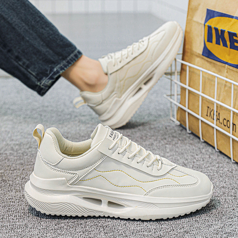 Herren Freizeitschuhe Aus Leder Für Arbeit Und Sport Frühling_voghion.com