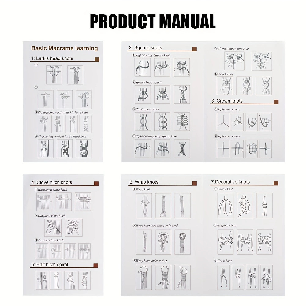 Macrame cuadrado de cordón trenzado tablero de corcho DIY lana lana tablero de tejido de algodón tablero de fijación herramienta tablero de corcho image 3
