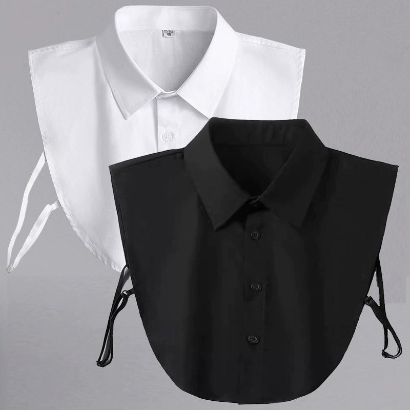Мужские и женские поддельные воротники универсальные рубашки