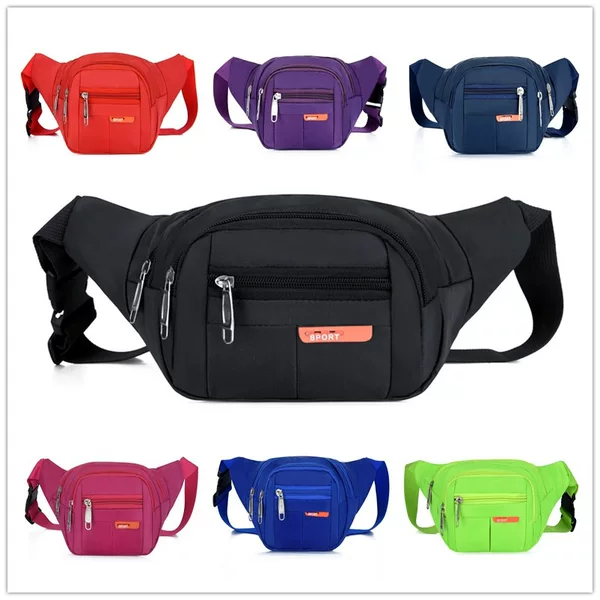 New Waterproof Waist Bag, Men's Crossbody Bag, Large Capacity Cashier Bag, Women's Multifunctional Wallet, Mobile Phone, Trendy and Portable