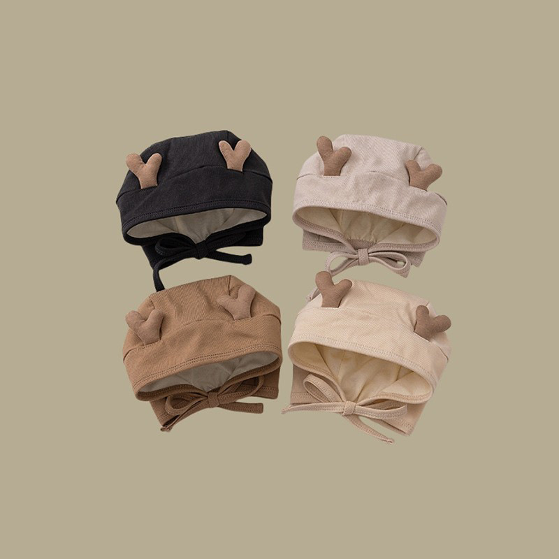 Sombreros para bebés primavera y otoño lindos gorros de bolsillo para bebés, gorras de protector de orejas para bebés, gorras de bolsillo para recién nacidos