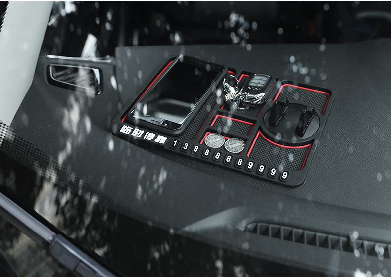 Car Anti-Slip Mat for Mobile Phones, Car Storage Mat, Car Phone Holder, 2025 High-End Mat, Car Navigation Accessories